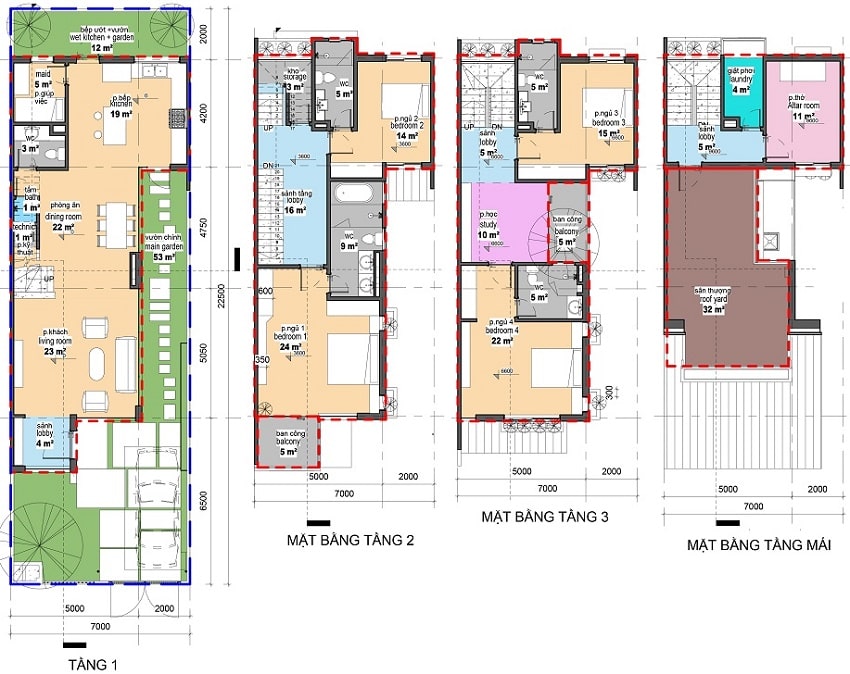 Thiết kế biệt thự iris homes thiet ke biet thu gamuda iris homes