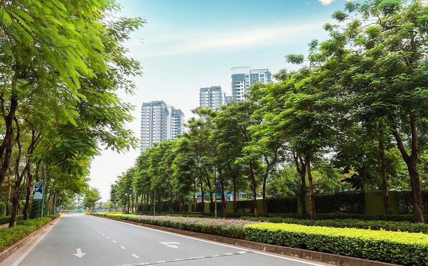 Không gian sống xanh tại Gamuda Garden