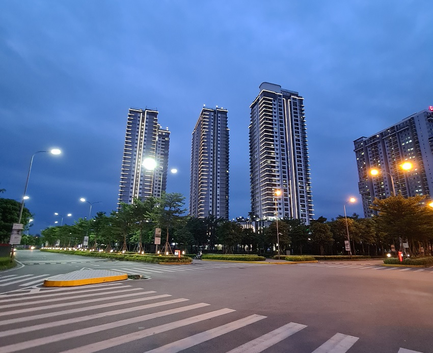 chung cư gamuda về đêm